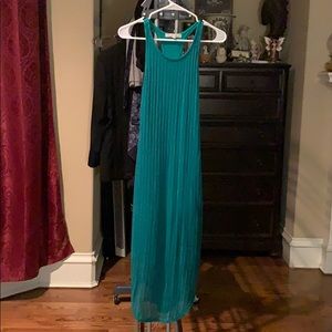Green Tank Long Dress - Small